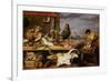 A Fish Market . (The Characters of Cornelis De Vos)-Frans Snyders-Framed Giclee Print