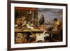 A Fish Market . (The Characters of Cornelis De Vos)-Frans Snyders-Framed Giclee Print