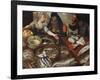 A Fish Stall-null-Framed Giclee Print