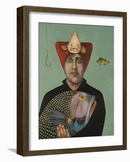 A Fish Story-Leah Saulnier-Framed Giclee Print