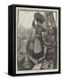 A Fisher-Girl of Lisbon-William Heysham Overend-Framed Stretched Canvas