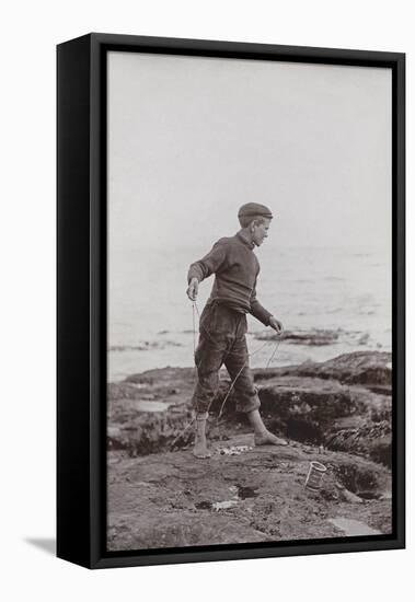 'A Fisher Laddie', C.1890-James Patrick-Framed Stretched Canvas