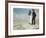 A Fisherman and his Wife on the Beach, Sunset-Michael Ancher-Framed Premium Giclee Print