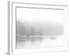 A Fisherman Fishes off the Point of a Peninsula-null-Framed Photographic Print