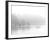 A Fisherman Fishes off the Point of a Peninsula-null-Framed Photographic Print