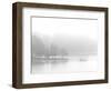 A Fisherman Fishes off the Point of a Peninsula-null-Framed Photographic Print