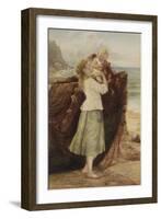 A Fisherman's Children, 1881-Samuel Mccloy-Framed Giclee Print