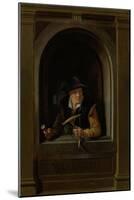 A Fishermans Wife-Gerard Dou-Mounted Art Print