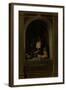 A Fishermans Wife-Gerard Dou-Framed Art Print