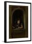 A Fishermans Wife-Gerard Dou-Framed Art Print