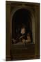 A Fishermans Wife-Gerard Dou-Mounted Art Print