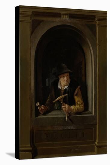 A Fishermans Wife-Gerard Dou-Stretched Canvas