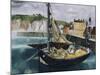 A Fishing Boat in Dieppe Harbour-Christopher Wood-Mounted Giclee Print