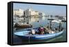 A Fishing Boat in the Harbour by the Cathedral of St. Nicholas the Pilgrim (San Nicola Pellegrino)-Stuart Forster-Framed Stretched Canvas