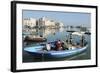 A Fishing Boat in the Harbour by the Cathedral of St. Nicholas the Pilgrim (San Nicola Pellegrino)-Stuart Forster-Framed Photographic Print