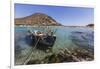 A Fishing Boat in the Turquoise Sea Surrounding the Sandy Beach, Punta Molentis, Villasimius-Roberto Moiola-Framed Photographic Print