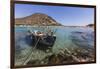 A Fishing Boat in the Turquoise Sea Surrounding the Sandy Beach, Punta Molentis, Villasimius-Roberto Moiola-Framed Photographic Print