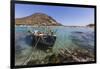 A Fishing Boat in the Turquoise Sea Surrounding the Sandy Beach, Punta Molentis, Villasimius-Roberto Moiola-Framed Photographic Print