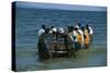 A Fishing Boat Landing from the Lake Victoria, Uganda-null-Stretched Canvas