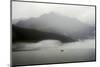 A Fishing Boat Out in the Morning Fog of Resurrection Bay in Alaska-Sheila Haddad-Mounted Photographic Print