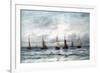 A Fishing Fleet-Hendrik William Mesdag-Framed Premium Giclee Print