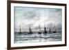 A Fishing Fleet-Hendrik William Mesdag-Framed Premium Giclee Print