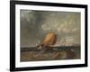 'A Fishing Lugger off the Coast of Kent', c1854, (1938)-Archibald Webb-Framed Giclee Print