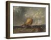 'A Fishing Lugger off the Coast of Kent', c1854, (1938)-Archibald Webb-Framed Giclee Print