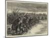 A Fishing Match on the River Lea at Ponder's End-Joseph Nash-Mounted Giclee Print