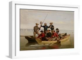 A Fishing Party Off Long Island, 1860-Junius Brutus Stearns-Framed Giclee Print
