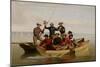 A Fishing Party Off Long Island, 1860-Junius Brutus Stearns-Mounted Giclee Print