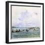 A Fishing Party, Samoa, 1890-John La Farge-Framed Giclee Print