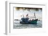 A fishing trawler at sea, taking part in the annual whale festival, Vietnam-Brian Graney-Framed Photographic Print