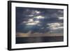 A Fishing Trawler under Storm Clouds at Duck Harbor Beach in Wellfleet, Massachusetts. Cape Cod-Jerry and Marcy Monkman-Framed Photographic Print