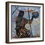 A Fishing Woman-Anna Kostenko-Framed Giclee Print