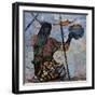 A Fishing Woman-Anna Kostenko-Framed Giclee Print