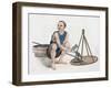 A fishmonger, 1800-J Dadley-Framed Giclee Print