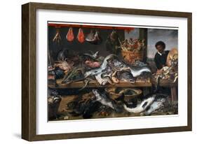 A Fishmonger's Shop, 17th Century-Frans Snyders-Framed Giclee Print