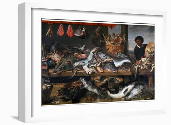 A Fishmonger's Shop, 17th Century-Frans Snyders-Framed Giclee Print