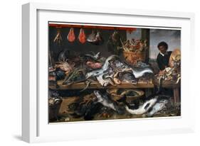 A Fishmonger's Shop, 17th Century-Frans Snyders-Framed Giclee Print