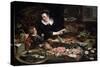 A Fishmonger's Shop, C1616-1618-Frans Snyders-Stretched Canvas