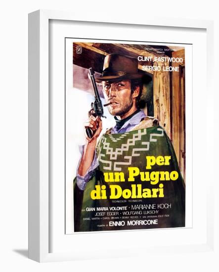 A Fistful of Dollars (aka Per Un Pugno Di Dollari)-null-Framed Art Print