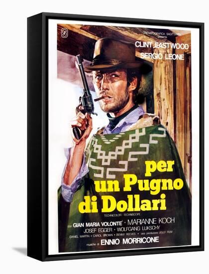 A Fistful of Dollars (aka Per Un Pugno Di Dollari)-null-Framed Stretched Canvas