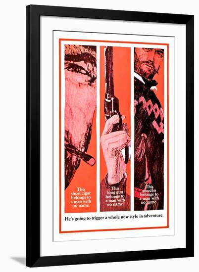 A Fistful of Dollars (aka Per Un Pugno Di Dollari)-null-Framed Art Print