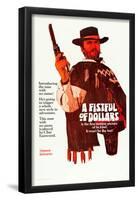 A Fistful of Dollars, Clint Eastwood, 1964-null-Framed Poster