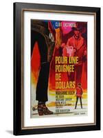 A Fistful of Dollars, French Movie Poster, 1964-null-Framed Art Print