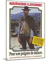 A Fistful of Dollars, French Movie Poster, 1964-null-Mounted Art Print