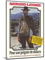 A Fistful of Dollars, French Movie Poster, 1964-null-Mounted Art Print