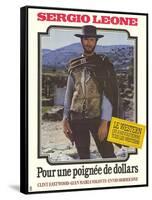 A Fistful of Dollars, French Movie Poster, 1964-null-Framed Stretched Canvas