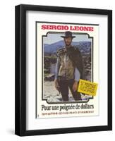 A Fistful of Dollars, French Movie Poster, 1964-null-Framed Art Print
